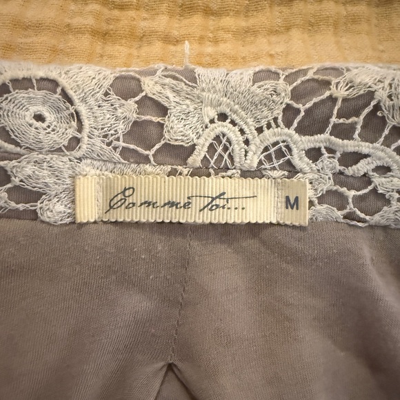 Comme Toi EUC Unique Anthropologie Elegant Lace Women's Jacket with Pockets - Picture 5 of 6